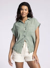 Ambrose Top in Palm Leaves
