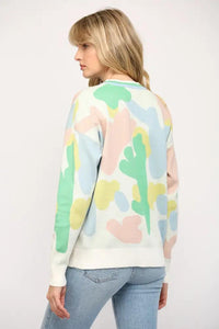 Abstract Pattern Crew Neck