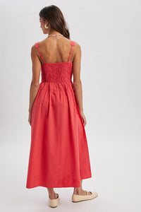 Poppy Smocked Midi Dress