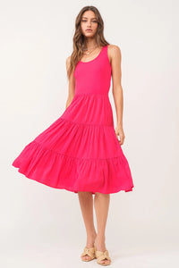 Portia Dress in Hibiscus