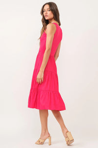 Portia Dress in Hibiscus