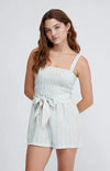 Sanctuary Stripe Smocked Playsuit