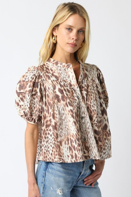 Melisa Leopard Shirt