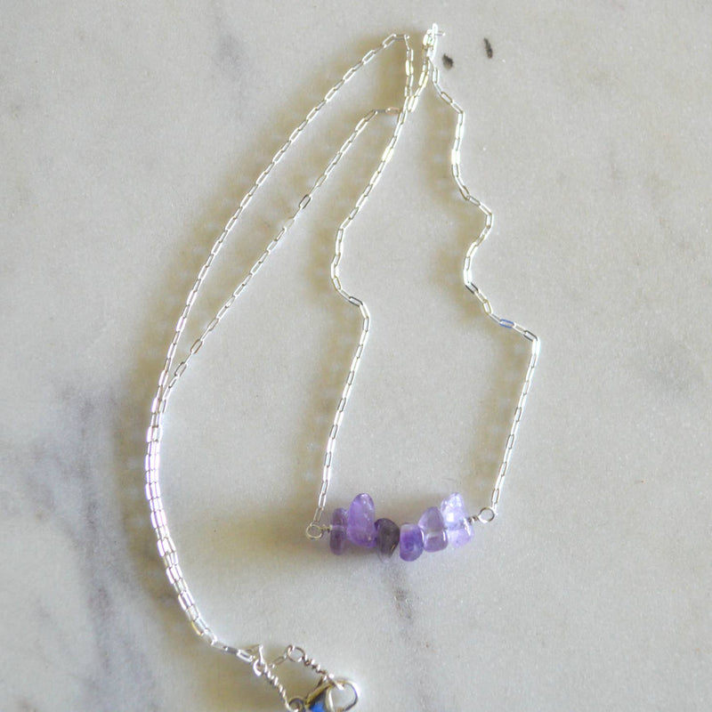 Amethyst Chip Necklace