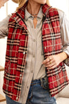 Plaid Padded Vest