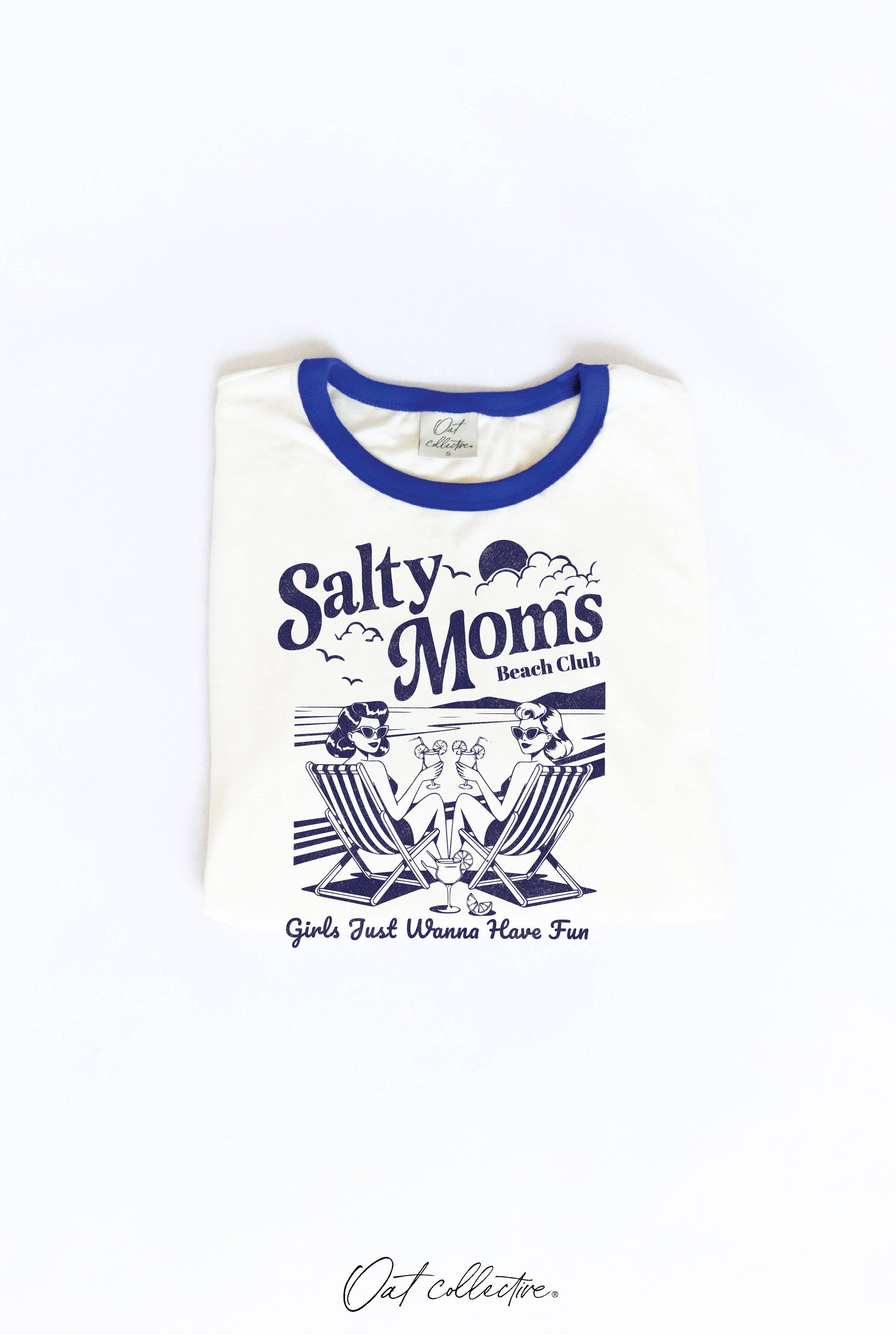 SALTY MOMS BEACH CLUB Tee