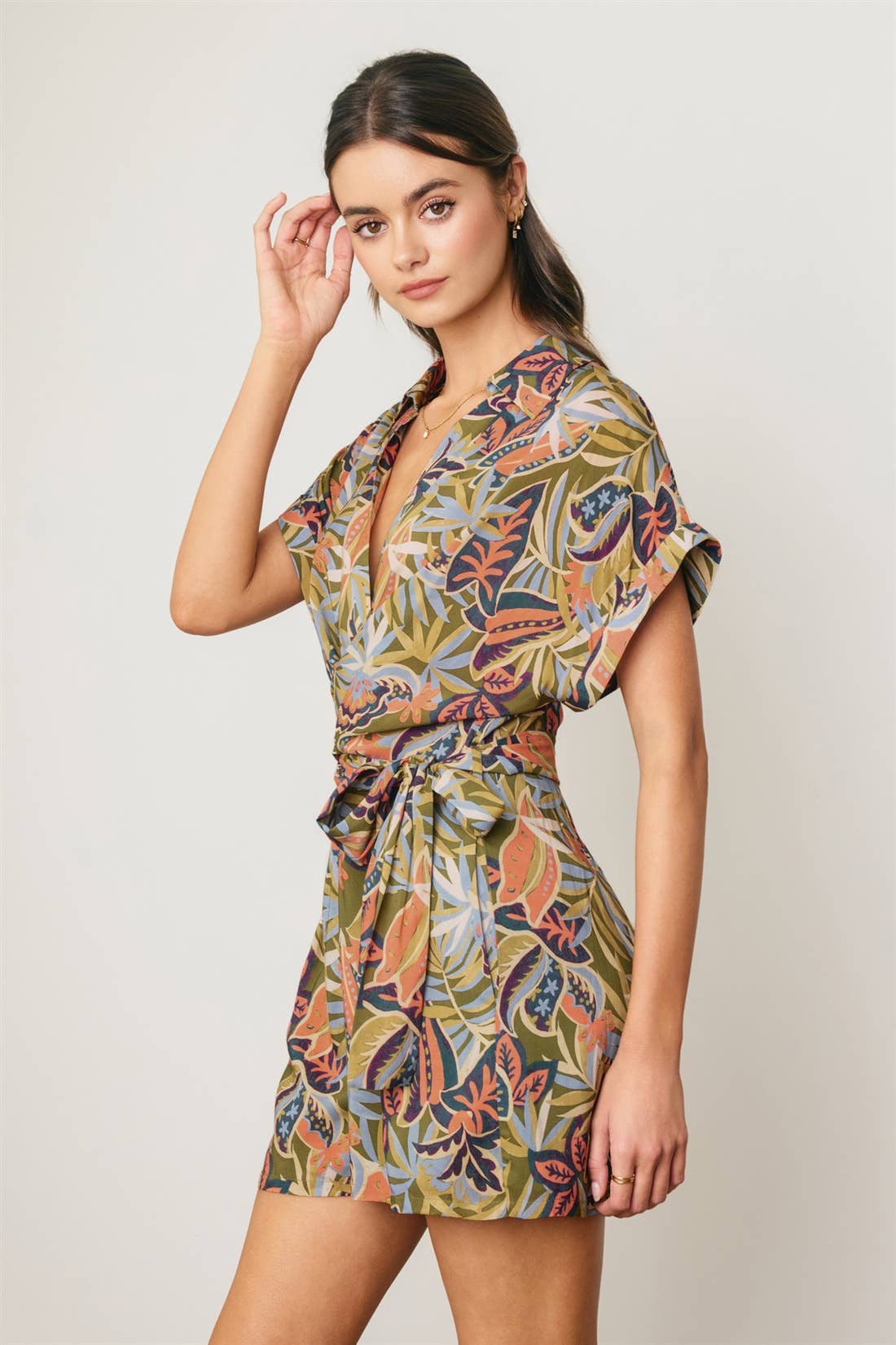 Island Waist Tie Romper