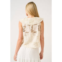 Lace Peter Pan Collar Top