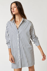 Button up Shirt Mini Dress