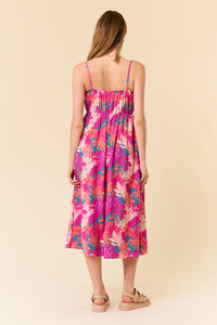 Tropical Print Dress
