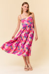 Tropical Print Dress