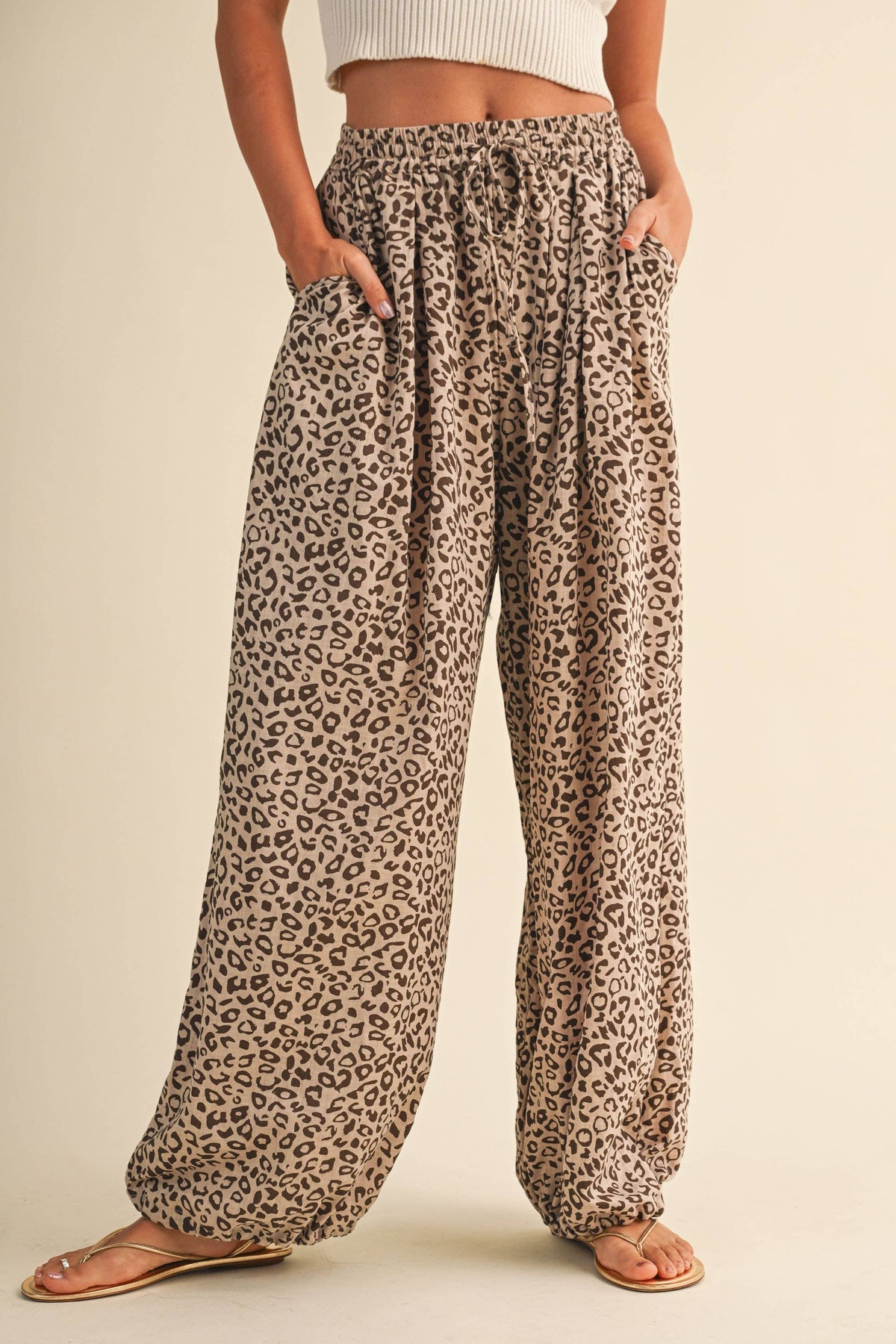 Leopard Balloon Pants