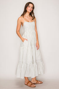 Striped Sleeveless Dress