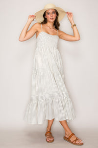 Striped Sleeveless Dress