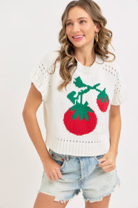 Tomato Fun Sweater