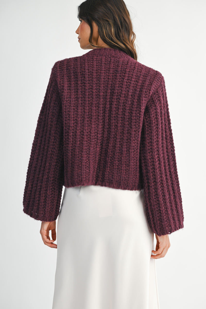 Gold Button Down Cardigan