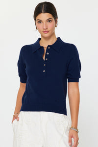 Short Sleeve Knit Polo