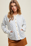 Floral Stripe Cardigan