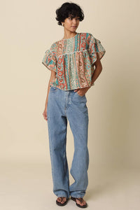 Teresa Flutter Sleeve Top