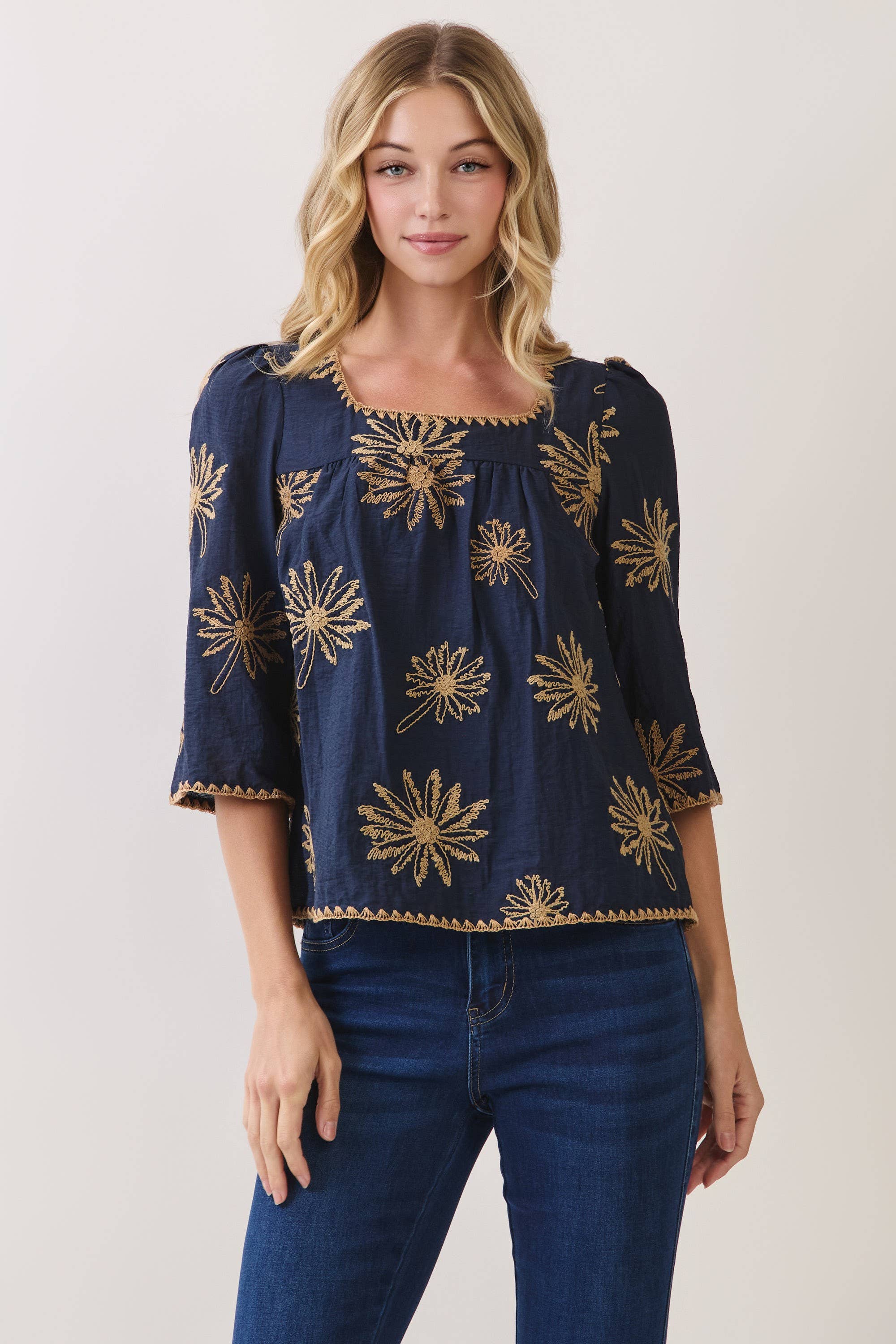 Square Neck Blouse
