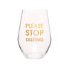 Stemless Wine Glass