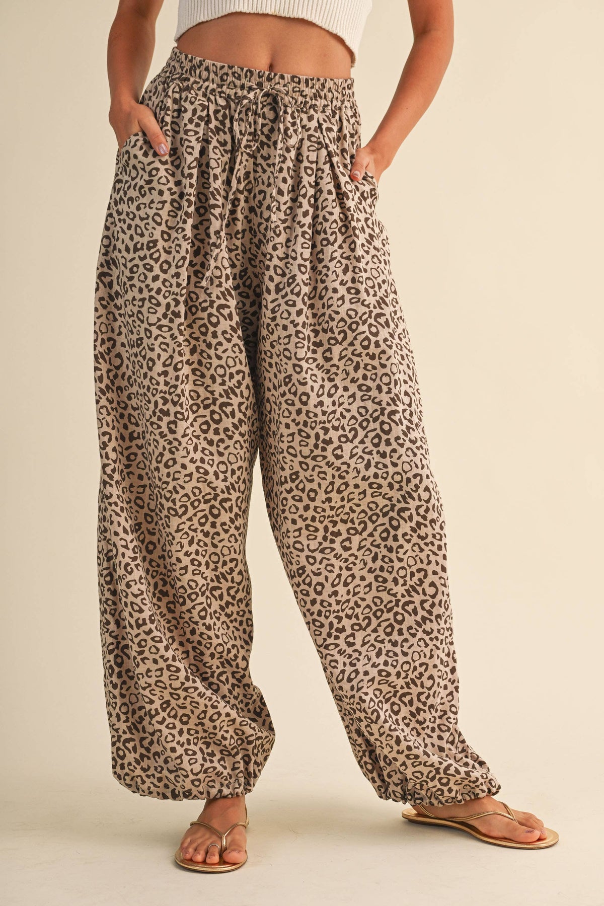 Leopard Balloon Pants