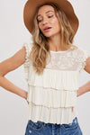 Ruffle Babydoll Top