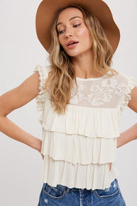 Ruffle Babydoll Top