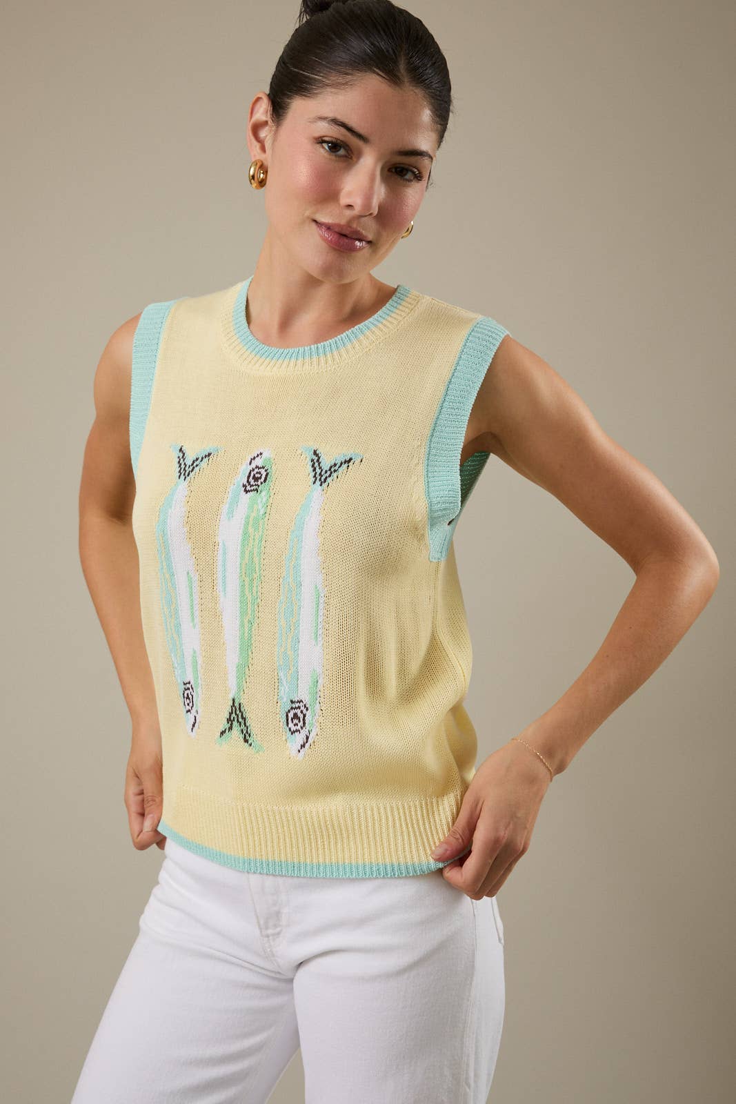 Fish Sweater Vest
