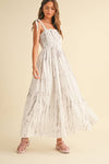 TIE DYE PRINTED LONG DRESS