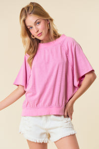 Pink Raglan Tee