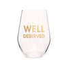 Stemless Wine Glass