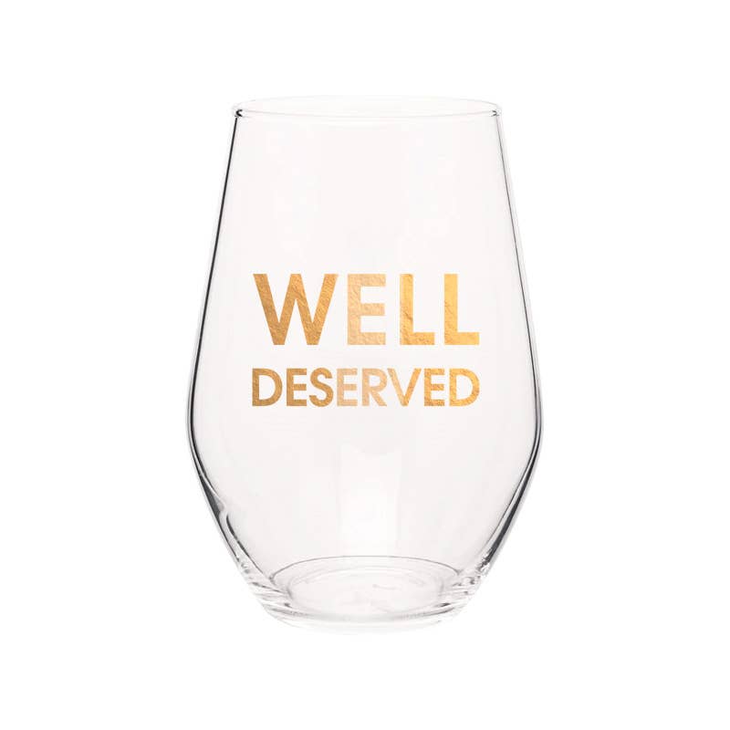 Stemless Wine Glass