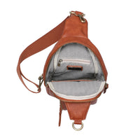 Wendall Sling Backpack in Tan