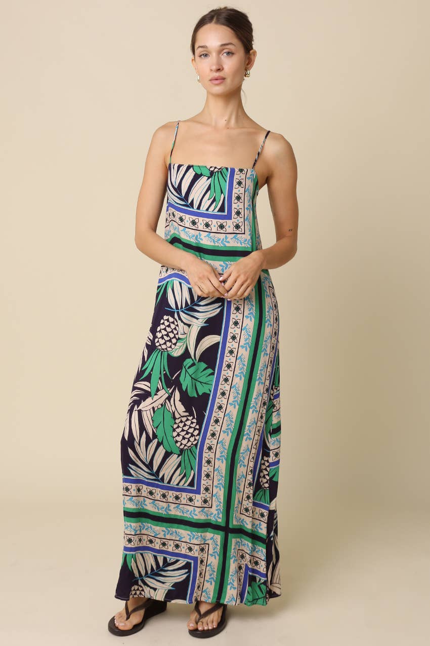 Ronnie Tropical Maxi Dress