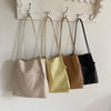 Woven Shoulder Bag w/ Cosmetic Pouch
