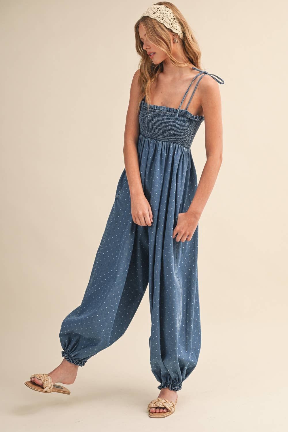 Polka Dot Jumpsuit
