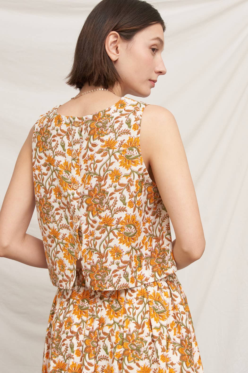 Floral Print Maxi Skirt