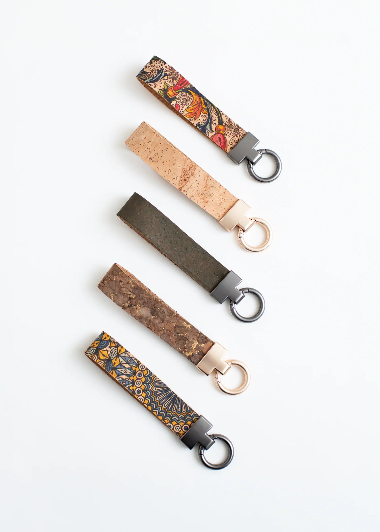 Cork Keychain With Fob Attachment