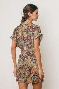 Island Waist Tie Romper