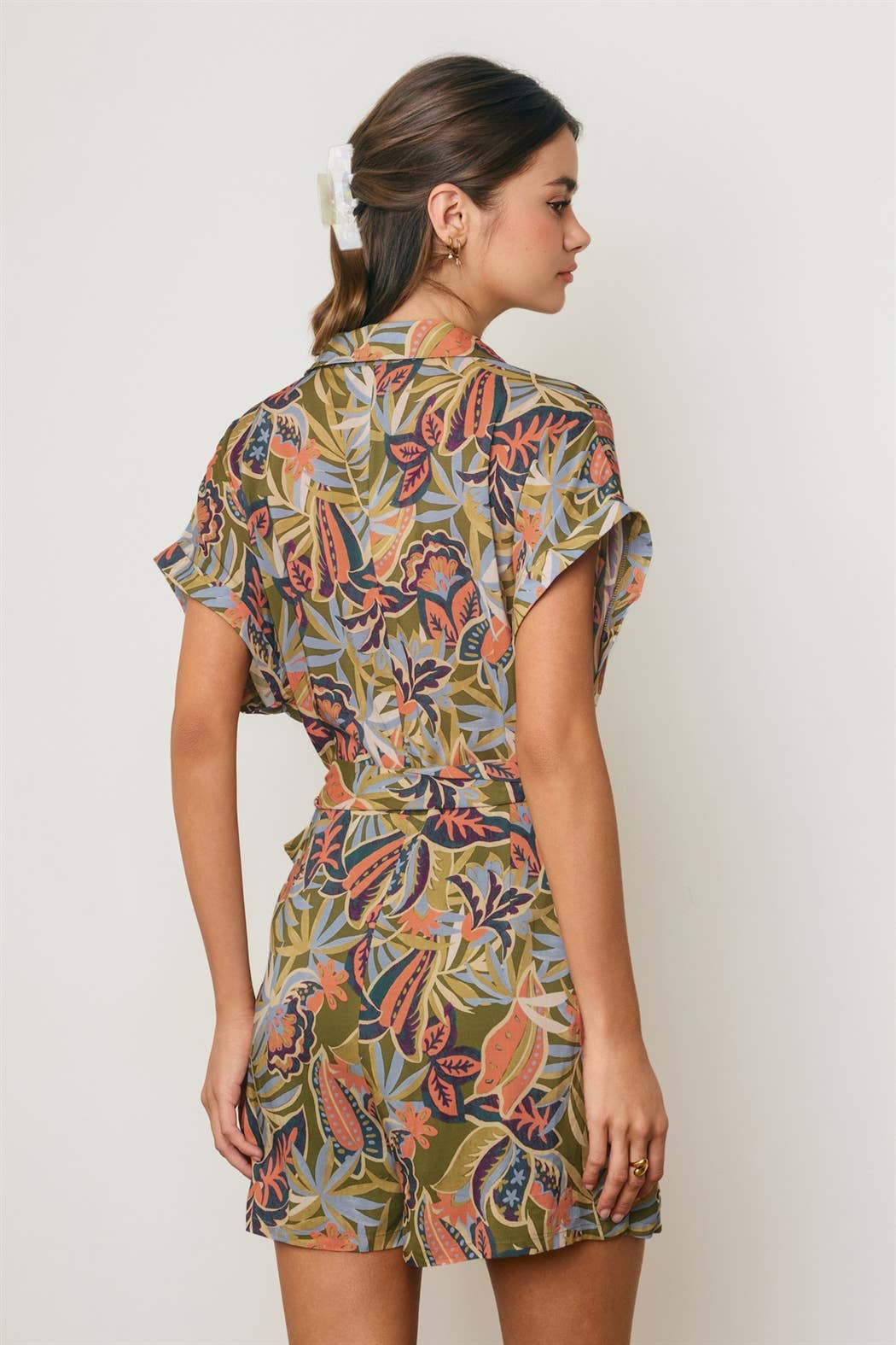 Island Waist Tie Romper