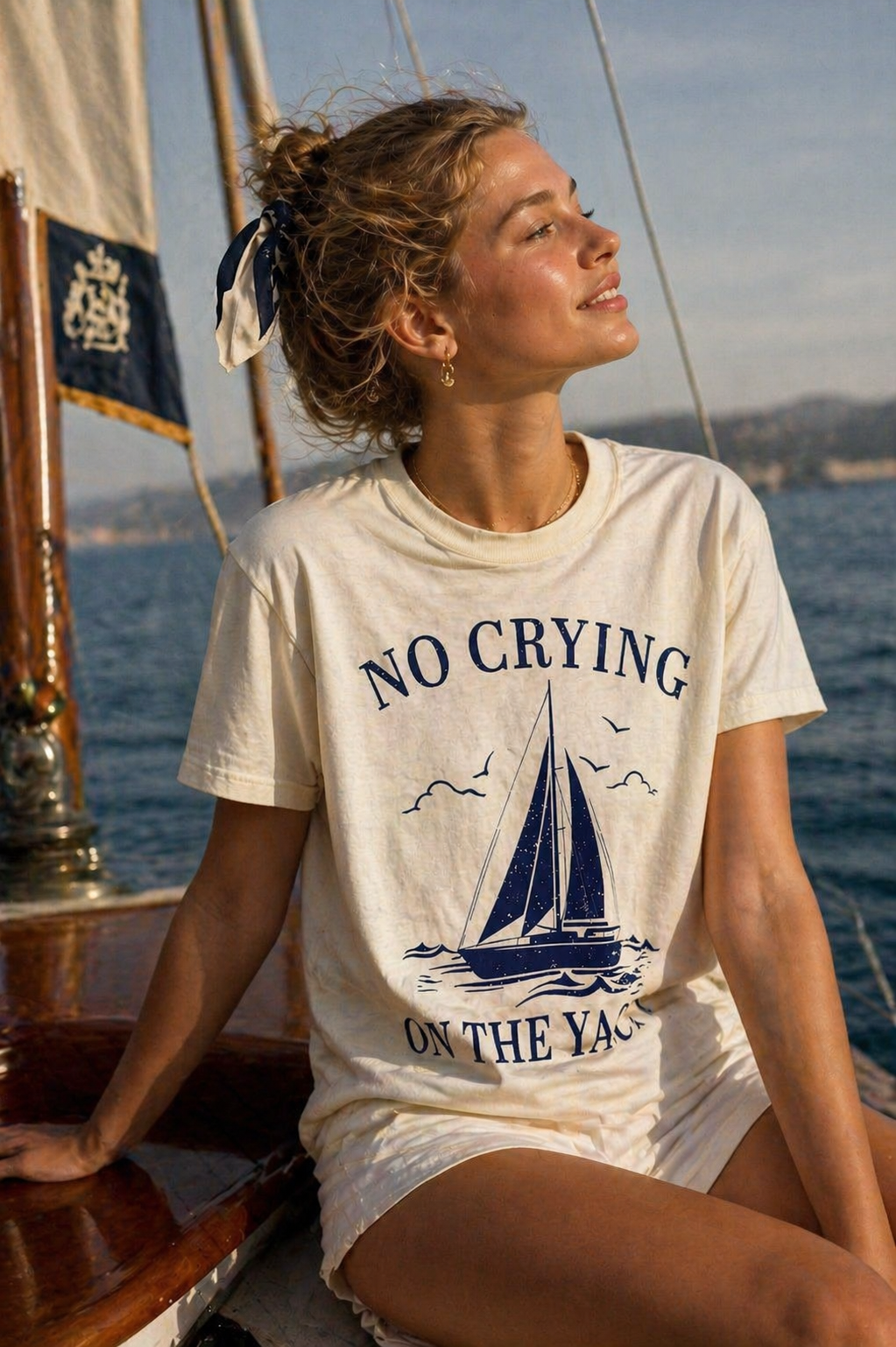 No Crying on the Yacht T-Shirt
