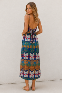 Bohemian Mosaic Maxi Dress