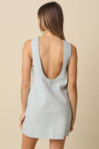 Eve Open-Back Mini Dress