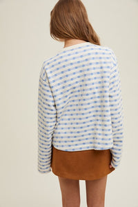 Floral Stripe Cardigan