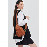 Wendall Sling Backpack in Tan