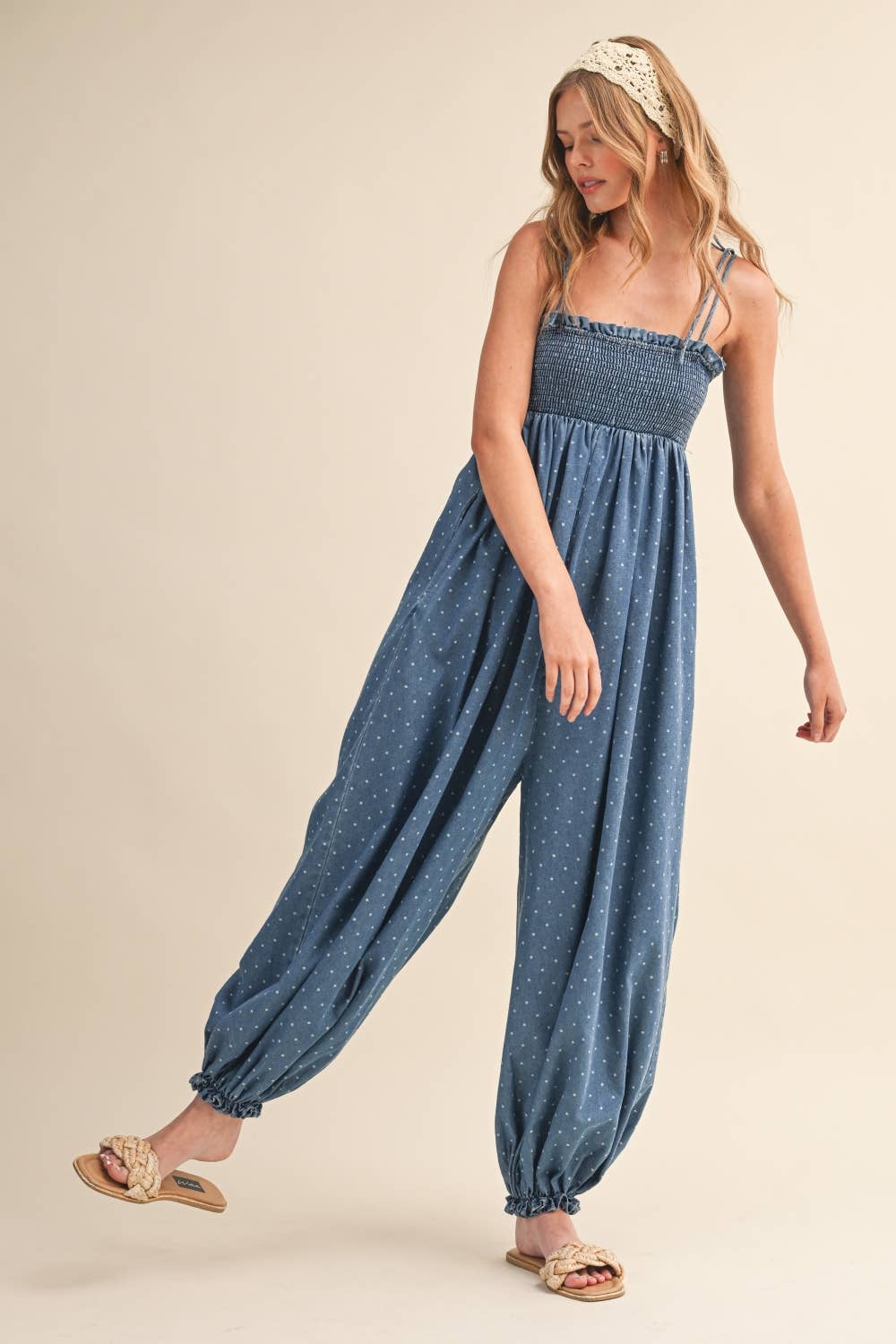 Polka Dot Jumpsuit