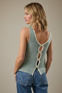 Keyhole Back Knit Tank