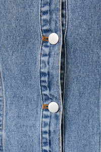 Fit and Flare Denim Dress