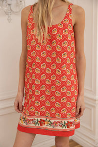 Border Mini Dress